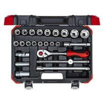 Chave Soquete Jogo 10 a 32mm Encaixe 1/2 24Pc R69003024 - Gedore Red