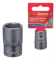 Chave Soquete Sextavado Curto 1/2 X 19mm Profissional Corneta