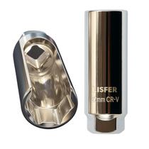 Chave Soquete Sonda Lambda Longa 22MM 1/2 Reforçada - Lisfer Chave Soquete Sonda Lambda Longa 22MM 1/2 Reforçada - Lisfer