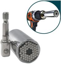 Chave Soquete Universal 3/8 -7 A 19 Mm Adaptador Parafusadeira Chave Soquete Universal 3/8 -7 A 19 Mm Adaptador Parafusadeira