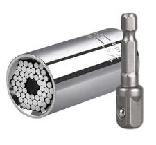 Chave Soquete Universal 7mm a 19mm C/ Adaptador Chave Soquete Universal 7mm a 19mm C/ Adaptador