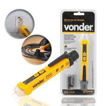 Chave Teste Mede Voltagem Caneta Detectora Tensão Lanterna Vonder Chave Teste Mede Voltagem Caneta Detectora Tensão Lanterna Vonder