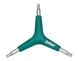 Chave Tipo Y 70T2 Torx T25/T30/T40 Verde Icetoolz