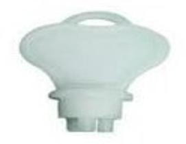 Chave Toalheiro Saboneteira Plastico 3 Pontas Trilha