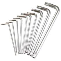 Chave Tork Extra Longa Prateado 9 Peças Profissional Bomvink