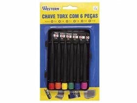 Chave Torx 6pc T5 A T10western / T-15 Chave Torx 6pc T5 A T10western / T-15