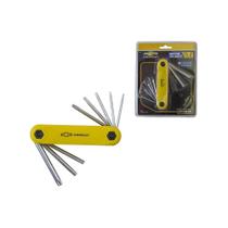 Chave Torx Canivete Com Furo Guia 8 Peças T9-40 Gm5100 Chevrolet Chave Torx Canivete Com Furo Guia 8 Peças T9-40 Gm5100 Chevrolet