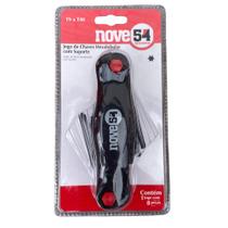 CHAVE TORX CANIVETE JOGO 8 pcsT910152025273040 - NOVE54