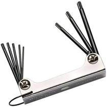 Chave Torx - "L" - Jogo 8 Peças - T09 A T40 - Tipo Canivete - 8JI - EDA Chave Torx - "L" - Jogo 8 Peças - T09 A T40 - Tipo Canivete - 8JI - EDA