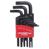 Chave Torx L Jogo 9 Peças T10 A T50 R36405009 Gedore Red