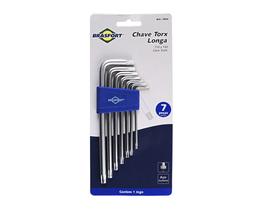 Chave Torx Longa Brasfort Jgo 7Pcs T10-740 Blister 7834