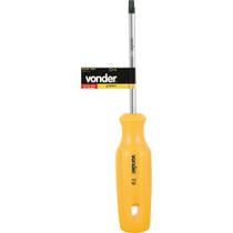 Chave torx t-20 com cabo reto cromo vanádio - Vonder