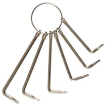 Chave torx t5 t6 t7 t8 t9 t10. 6pc Chave torx t5 t6 t7 t8 t9 t10. 6pc