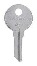 Chave tradicional Lock Hillman Group Rsc RO-1 em branco Chave tradicional Lock Hillman Group Rsc RO-1 em branco