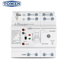 Chave Transferência Automática Monofásica 4 Polos 220V 63A TOQ6-63/4P - Tomzn