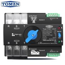 Chave Transferência Automática Trifásica 3 Polos 110V 100A TOQ7-100/3 NL - Tomzn