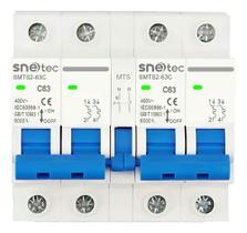 Chave Transferência Manual Snetec MTS 2P Rede Solar Gerador