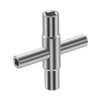 Chave Universal 4 Em 1 Para Torneira, Chave Quadrada Para Encanadores, Banheiro, Medidor Elétrico De