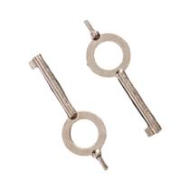 Chave Universal Em Branco De Aço Inoxidável, Chave Especial Para Cadeado De Algemas, Estilo