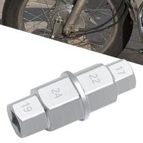 Chave Universal Para Remoção De Eixo Hexagonal De Motocicleta Em Prata Cromada