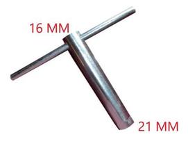 Chave vela tubular universal (21x16) 20cm 1011 - LE IMPORT
