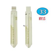 Chave Virgem Hyundai Sonata Kia K2 NO.33 5 Peças 33 Escala De Linha Gravada HY15 Com Dentes De