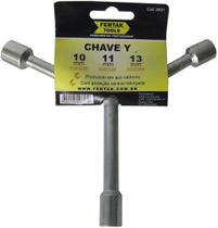 Chave y c/ 3 pontas 10, 11, 13 mm 2631 / universal fertak 7899095406179