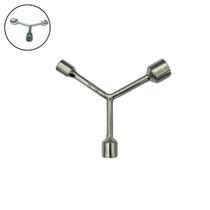 Chave Y Soquete Ninja 3 Pontas Canhão 12-14-17MM Profissional