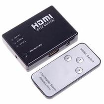 Chaveador Hdmi 1 Entrada 3 Saidas 4K Com Controle - Magelei