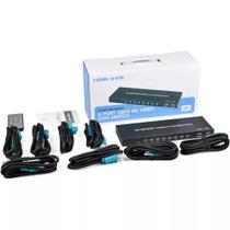 Chaveador Kvm Hdmi 8 Portas 4k Com Cabos