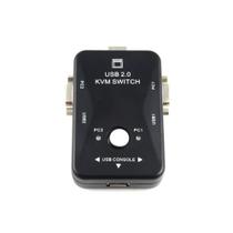 Chaveador Kvm Switch 2 Portas 2 Pcs/cpu Na Mesma Estação