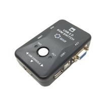 Chaveador Kvm Switch 2 Portas Vga Usb Lotus Lt-Km002 Chaveador Kvm Switch 2 Portas Vga Usb Lotus Lt-Km002