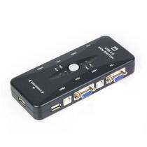 Chaveador Kvm Switch 4 Portas Entrada Vga E Usb