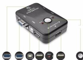 Chaveador Switch KVM 2 Portas USB - Diversos