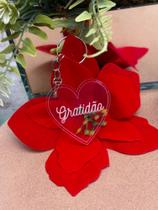 Chaveiro 36 unidades Coração acrílico cristal, decoração, festa Chaveiro 36 unidades Coração acrílico cristal, decoração, festa