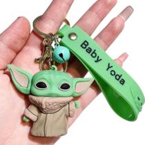 Chaveiro 3d Baby Yoda Personagem Star Wars Coleção Anime Acessório Chave Carro Bolsa Presente