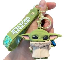 Chaveiro 3d Baby Yoda Star Wars Personagem Coleção Acessório Chave Carro Bolsa Anime Presente