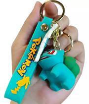 Chaveiro 3d Bulbassauro Personagem Coleção Pokemon Chave Carro Bolsa Pingente