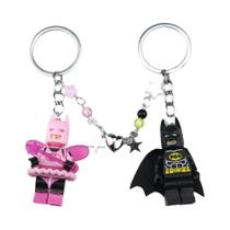 Chaveiro 3D De Coração De Morcego Preto E Rosa, 2 PCS, Feito À Mão, Pingente Para Mochila, Presentes