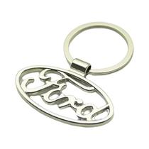 Chaveiro 3D De Metal E Couro Para Ford Focus, Fiesta, Ranger, Mondeo, Acessório De Chaveiro