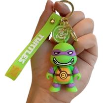 Chaveiro 3d Donatello Tartaruga Ninja Personagem Coleção Acessório Chave Carro Bolsa Mochila Chaveiro 3d Donatello Tartaruga Ninja Personagem Coleção Acessório Chave Carro Bolsa Mochila