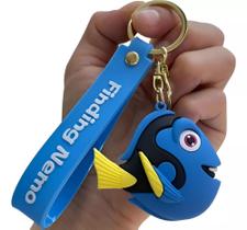 Chaveiro 3d Dory Baleia Personagem Nemo Chave Carro Bolsa Pingente
