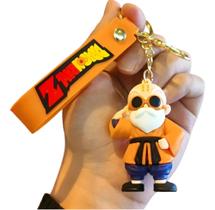 Chaveiro 3d Dragon Ballz Mestre Kame Personagem Chave Carro Anime Mangá Presente Pingente