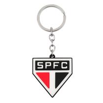 Chaveiro 3D Escudo Time 4.5cm Borracha SPFC São Paulo FC Chaveiro 3D Escudo Time 4.5cm Borracha SPFC São Paulo FC