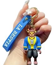 Chaveiro 3d Fera Disney Personagem Coleção A Bela E A Fera Acessório Chave Carro Bolsa Presente