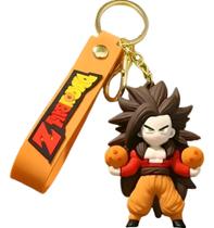 Chaveiro 3d Goku Super Saiyajin Dragon Ballz Coleção Personagem Acessório Chave Carro Anime Mangá