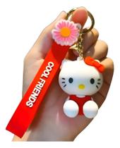 Chaveiro 3d Hello Kitty Básica Coleção Personagem Acessório Chave Carro Bolsa Mochila Presente Anime