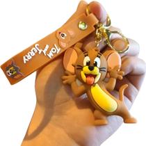 Chaveiro 3d Jerry Tom E Jerry Desenho Animado Acessório Personagem Chave Carro Coleção Presente