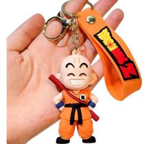 Chaveiro 3d Kuririn Dragon Personagem Ballz Chave Carro Bolsa Anime Mangá Pingente Presente