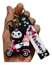 Chaveiro 3d Kurumi Personagem Hello Kitty Chave Carro Bolsa Coleção Pingente